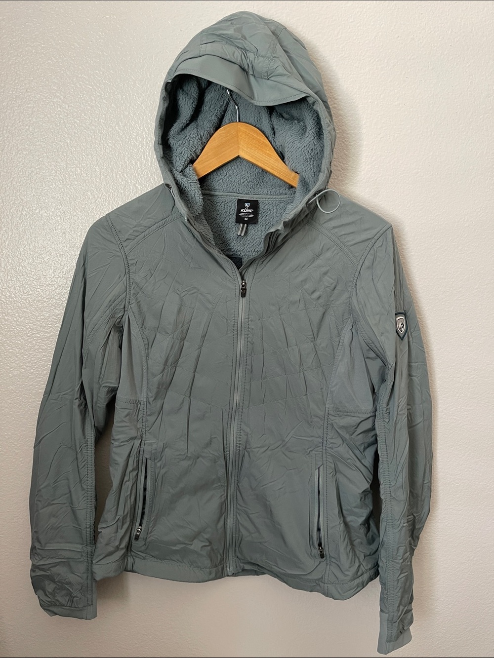Kuhl gray blue The One hoodie jacket M